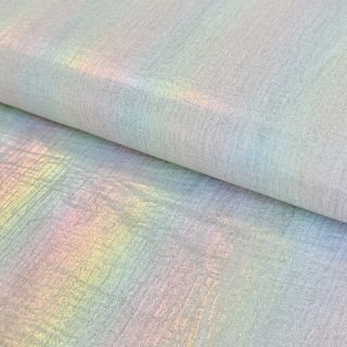 Dvojna gaza/muslin FOIL Rainbow multicolour