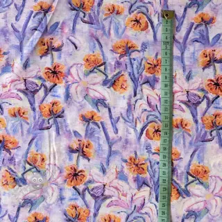 Viskoza RADIANCE Dried flower digital print