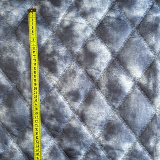 Prešita tkanina Diamond midnight blue