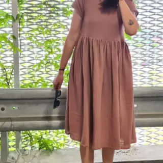 Dvojna gaza/muslin lilac