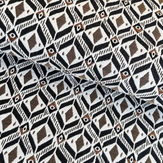 Dekorativna tkanina jacquard MOANA allover taupe