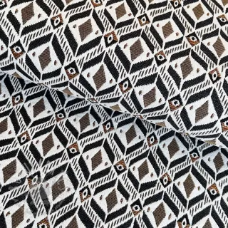 Dekorativno blago jacquard MOANA allover taupe