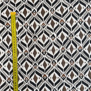 Dekorativna tkanina jacquard MOANA allover taupe
