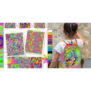 Dekorativno blago KIDS BACKPACK Supergirl PANEL