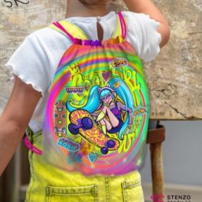Dekorativna tkanina KIDS BACKPACK Supergirl PANEL