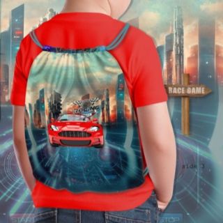 Dekorativna tkanina KIDS BACKPACK Awesome cars PANEL