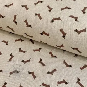 Dekorativno blago Linenlook LITTLE DACHSHUND DOG