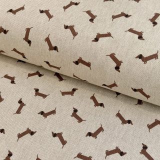 Dekorativno blago Linenlook LITTLE DACHSHUND DOG