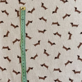 Dekorativno blago Linenlook LITTLE DACHSHUND DOG