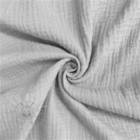 Dvostruka gaza/muslin light grey ORGANIC