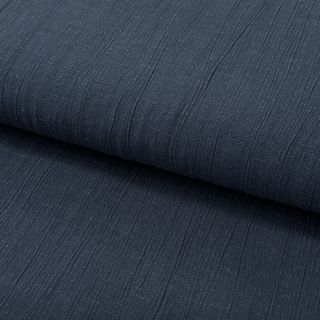 Viskoza z lanom CRINCLE navy