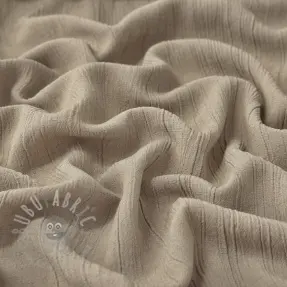 Viskoza z lanom CRINCLE sand