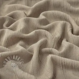 Viskoza z lanom CRINCLE sand