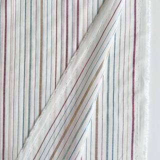 Bavlnená látka LUREX stripes white