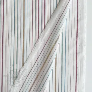 Bombažna tkanina LUREX stripes white
