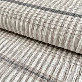 Bombažna tkanina YARN DYED Check sand