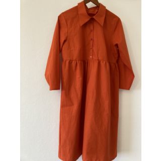 Bombažni popelin orange