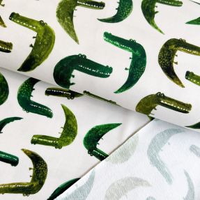 Trenirko Crocodile off white digital print