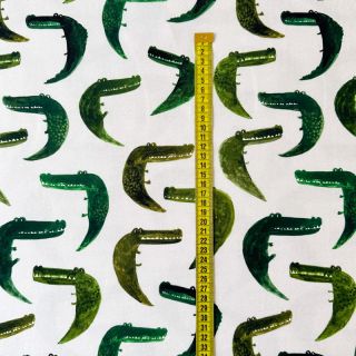 Trenirko Crocodile off white digital print