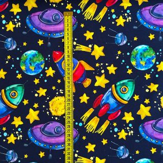 Trenirka Planets and rockets design B digital print