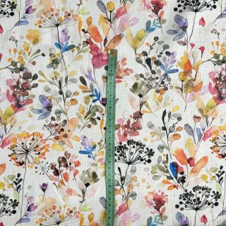 Lan z bombažem Pretty florals design A digital print