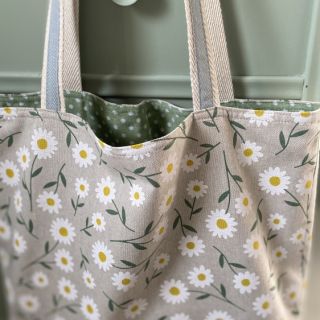 Dekorativno blago Linenlook Daisy sweet field
