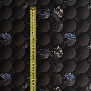 Úplet Boucle brown digital print