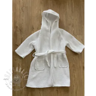 Bombažni vafel tkanja white