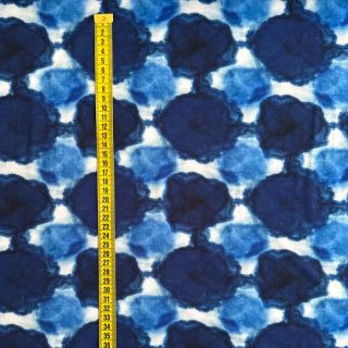Pletenina VISCOSE LYCRA HEAVY Indigo design B digital print