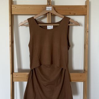 Pletenina TENCEL modal light brown