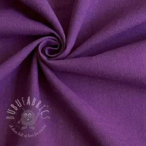 Bombažna tkanina z lanom purple