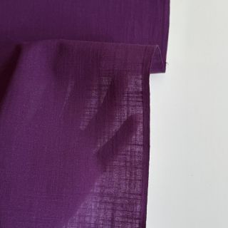 Bombažna tkanina z lanom purple