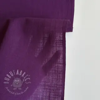 Bombažna tkanina z lanom purple