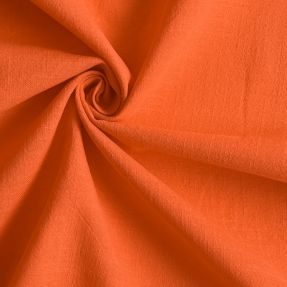 Bombažna tkanina z lanom orange
