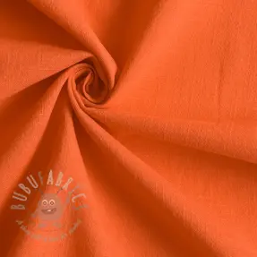 Bombažna tkanina z lanom orange