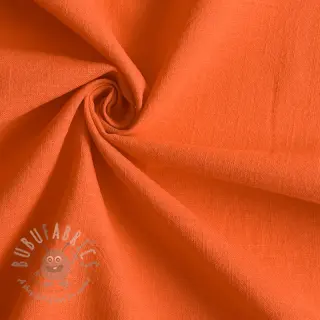 Bombažna tkanina z lanom orange