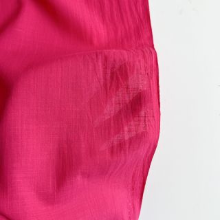 Bombažna tkanina z lanom fuchsia