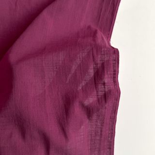 Bombažna tkanina z lanom malina