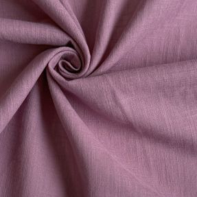 Bombažna tkanina z lanom old pink
