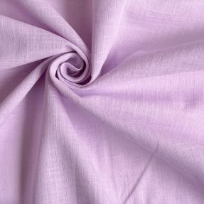 Bombažna tkanina z lanom lilac