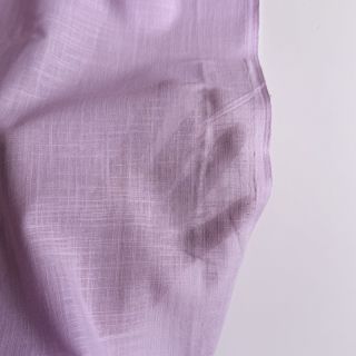 Bombažna tkanina z lanom lilac