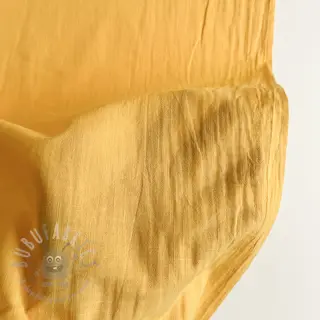 Bombažna tkanina z lanom yellow