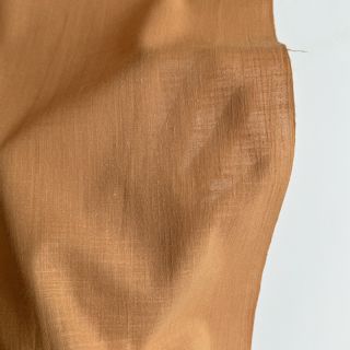 Bombažna tkanina z lanom cognac