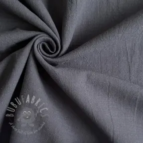 Bombažna tkanina z lanom dark grey