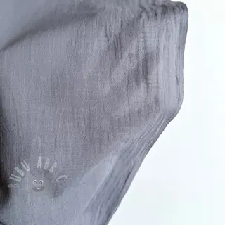 Bombažna tkanina z lanom grey
