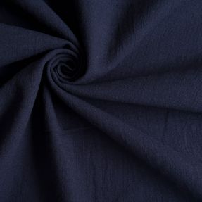 Bombažna tkanina z lanom dark blue
