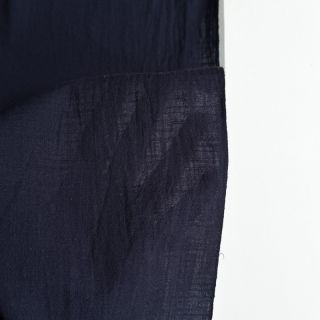 Bombažna tkanina z lanom dark blue