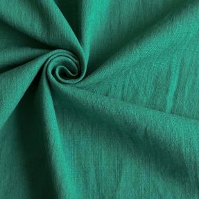 Bombažna tkanina z lanom apple green