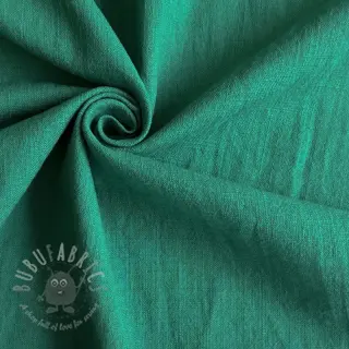 Bombažna tkanina z lanom apple green