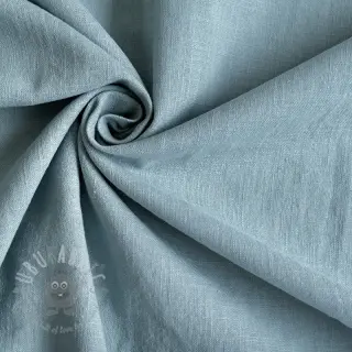 Bombažna tkanina z lanom old blue